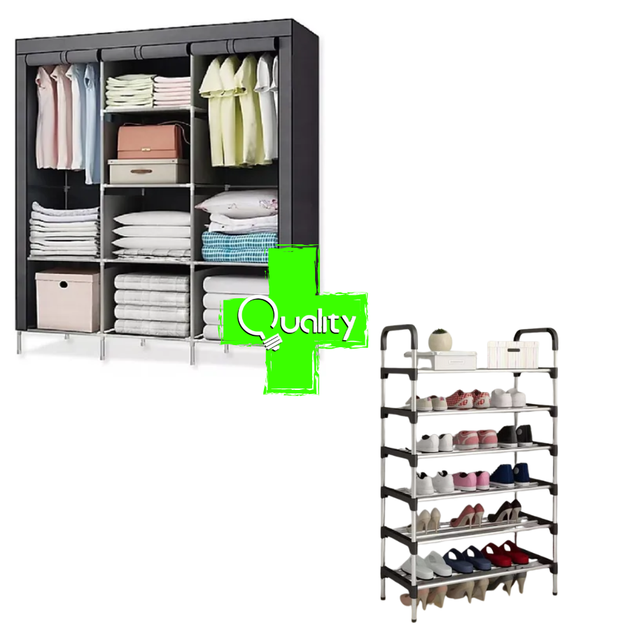 CLOSET TELA 88130 + ZAPATERO 6 NIVELES